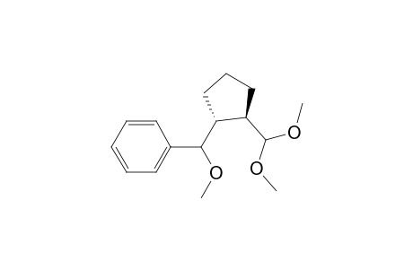 trans-2-(methoxyphenylmethyl)cyclopentane-1-carboxaldehyde Dimethyl Acetal