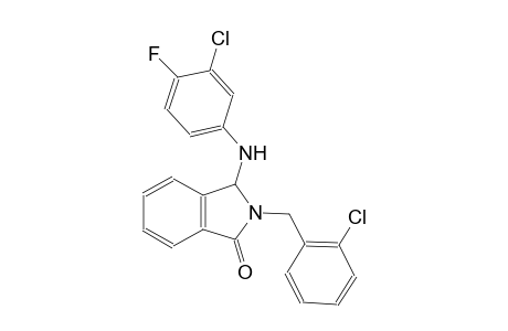 1H-isoindol-1-one, 3-[(3-chloro-4-fluorophenyl)amino]-2-[(2-chlorophenyl)methyl]-2,3-dihydro-