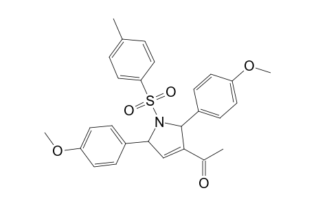 3-Acetyl-2,5-di(p-methoxyphenyl)-1-N-tosyl-2,5-dihydro-1H-pyrrole