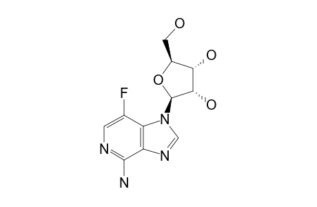 4-AMINO-7-FLUORO-1-BETA-D-RIBOFURANOSYLIMIDAZO-[4,5-C]-PYRIDINE;3-DEAZA-3-FLUOROADENOSINE