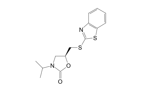 (S)-(+)-5-(Benzothiazol-2-ylsulfanylmethyl)-3-isopropyloxazolidin-2-one