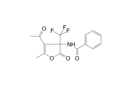 N-[4-acetyl-2-keto-5-methyl-3-(trifluoromethyl)-3-furyl]benzamide