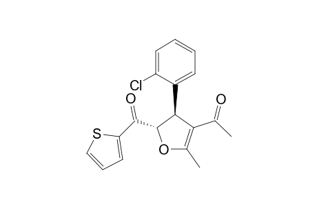 trans-2-Thien-.alpha.-oyl-3-(2-chlorophenyl)-4-acetyl-5-methyl-2,3-dihydrofuran
