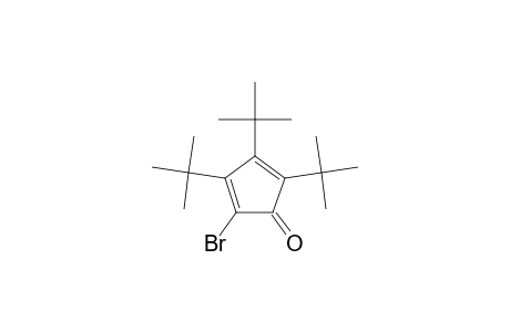 2-BROM-3,4,5-TRI-TERT.-BUTYL-CYCLOPENTADIENON