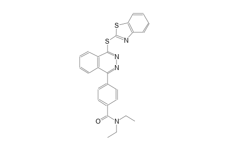 4-[4-(1,3-benzothiazol-2-ylsulfanyl)-1-phthalazinyl]-N,N-diethylbenzamide