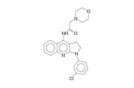 1-(3-Chlorophenyl)-4-(2-morpholinoacetamido)pyrrolidino[2,3-b]quinoline
