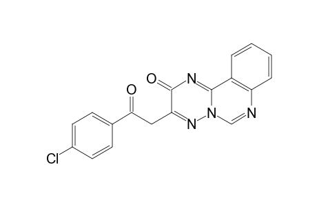 3-[2-(4-Chlorophenyl)-2-oxoethyl]-2H-[1,2,4]triazino-[2,3-c]quinazolin-2-one