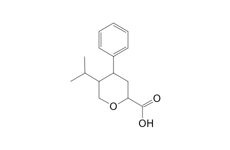 5-Isopropyl-4-phenyl-3,4,5,6-tetrahydro-2H-2-pyrancarboxylic acid