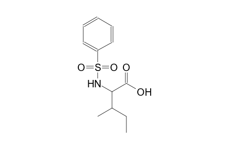 pentanoic acid, 3-methyl-2-[(phenylsulfonyl)amino]-, (2S,3R)-