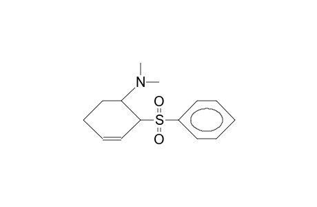 trans-4-Dimethylamino-3-phenylsulfonyl-cyclohexene