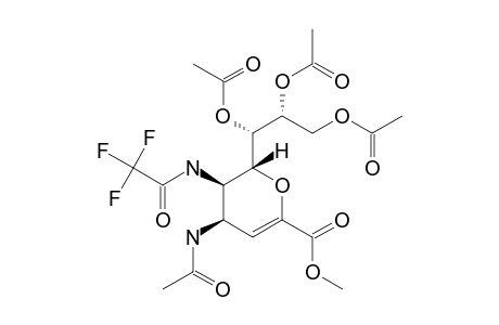 METHYL-4-ACETAMIDO-2,6-ANHYDRO-5-(2,2,2-TRIFLUOROACETAMIDO)-7,8,9-TRI-O-ACETYL-3,4,5-TRIDEOXY-D-GLYCERO-D-TALO-NON-2-ENONATE