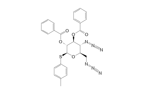 PARA-METHYLPHENYL-4,6-DIDEOXY-4,6-DIAZIDO-2,3-DI-O-BENZOYL-1-THIO-BETA-D-GLUCOPYRANOSIDE