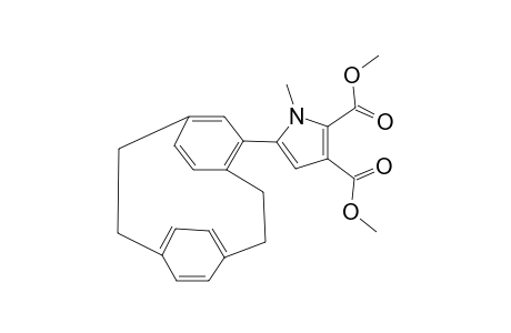 Dimethyl 1-methyl-5-(4'-[2.2]paracyclophanyl)-1H-pyrrole-2,3-dicarboxylate