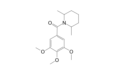 2,6-dimethyl-1-(3,4,5-trimethoxybenzoyl)piperidine