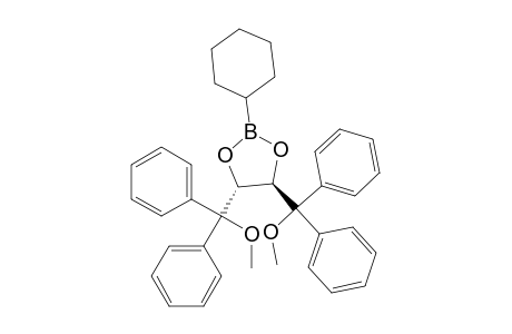 (4R,5R)-2-cyclohexyl-4,5-bis[methoxy(diphenyl)methyl]-1,3,2-dioxaborolane