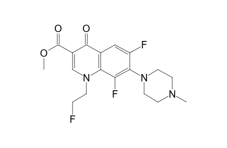 Fleroxacin-M (methyl-) MS2