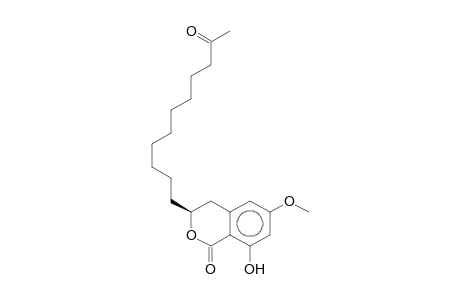 (3R)-8-HYDROXY-6-METHOXY-3-(10'-OXOUNDECYL)-3,4-DIHYDROISOCOUMARIN