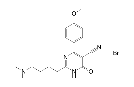 3,4-Dihydro-(.omega.-methylamino)butyl]-4-oxo-5-pyrimidinecarbonitrile hydrobromide