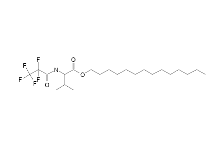 L-Valine, N-pentafluoropropionyl-, tetradecyl ester