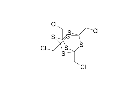 2,4,6,8,9,10-Hexathiatricyclo[3.3.1.1(3,7)]decane, 1,3,5,7-tetrakis(chloromethyl)-