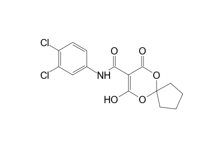 3',4'-dichloro-7-hydroxy-9-oxo-6,10-dioxaspiro[4,5]dec-7-ene-8-carboxanilide