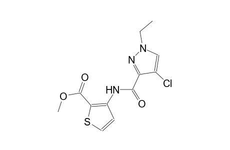 methyl 3-{[(4-chloro-1-ethyl-1H-pyrazol-3-yl)carbonyl]amino}-2-thiophenecarboxylate