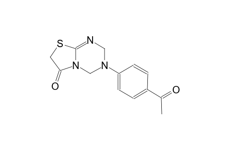 2H-thiazolo[3,2-a][1,3,5]triazin-6(7H)-one, 3-(4-acetylphenyl)-3,4-dihydro-