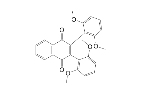 2,3-bis(2',6'-Dimethoxyphenyl)-1,4-naphthopquinone