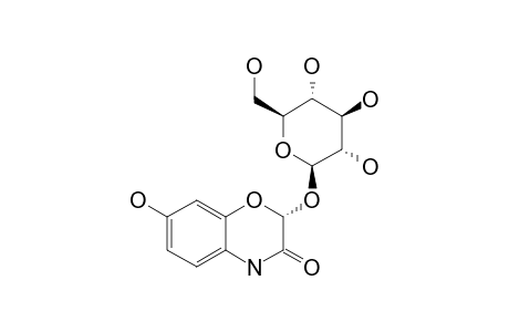 (2R)-2-O-BETA-D-GLUCOPYRANOSYL-7-HYDROXY-2H-1,4-BENZOXAZIN-3(4H)-ONE;DHBOA-GLC