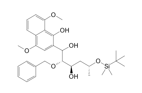 (2'S,3'R,5'R)-2-[5-(tert-Butyldimethylsilyloxy)-1,3-dihydroxy-2-(phenylmethoxy)hexyl]-4,8-dimethoxy-1-naphthol