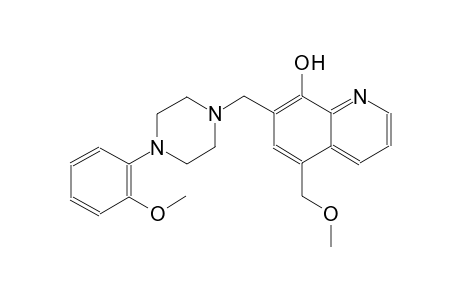 5-(methoxymethyl)-7-{[4-(2-methoxyphenyl)-1-piperazinyl]methyl}-8-quinolinol