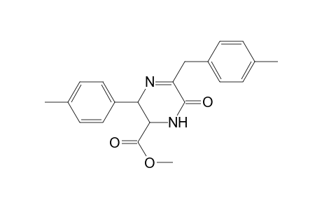 Pyrazinecarboxylic acid, 1,2,3,6-tetrahydro-3-(4-methylphenyl)-5-[(4-methylphenyl)methyl]-6-oxo-, methyl ester