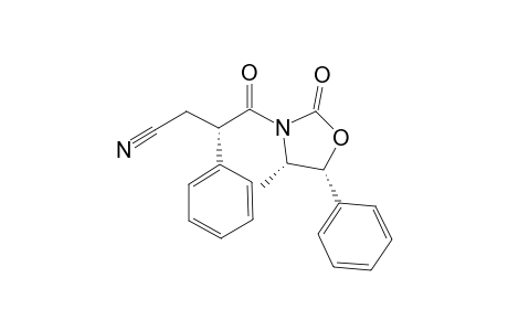 (3S)-4-keto-4-[(4S,5R)-2-keto-4-methyl-5-phenyl-oxazolidin-3-yl]-3-phenyl-butyronitrile