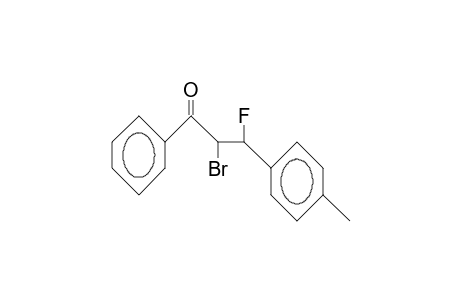 erythro-2-Bromo-3-fluoro-3-(4-tolyl)-propiophenone