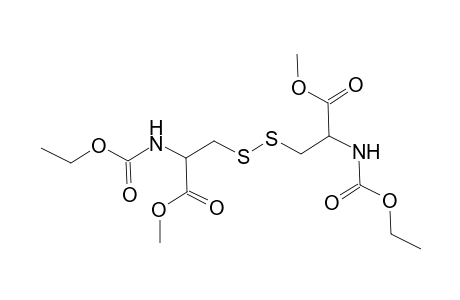 Cystine, N,N'-dicarboxy-, N,N'-diethyl dimethyl ester, L-
