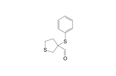 3-(Phenylthio)-3-thiolanecarboxaldehyde