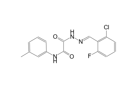 acetic acid, [(3-methylphenyl)amino]oxo-, 2-[(E)-(2-chloro-6-fluorophenyl)methylidene]hydrazide