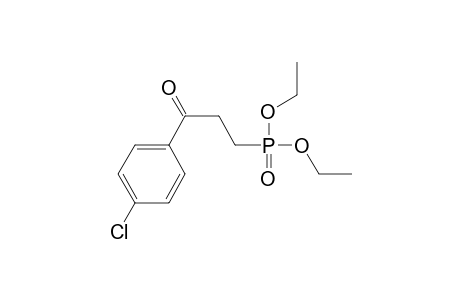 2-(p-Chlorobenzoyl)-1-(diethylphosphonate)ethane