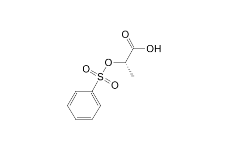 (2S)-2-(benzenesulfonyloxy)propanoic acid
