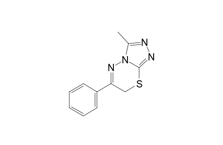 3-methyl-6-phenyl-7H-s-triazolo[3,4-b][1,3,4]thiadiazine
