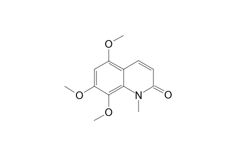 1-Methyl-5,7,8-triimethoxy-2(1H)-quinolinone