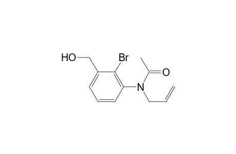 3-(N-Acetyl-N-allylamino)-2-bromobenzyl alcohol