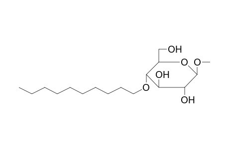 Methyl 4-O-decylhexopyranoside