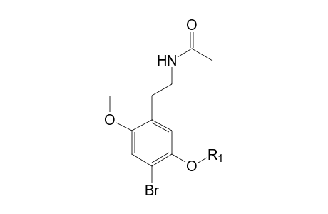 4-Bromo-2,5-dimethoxyphenylethylamine-M (O-demethyl-N-acetyl-glucuronide) MS2