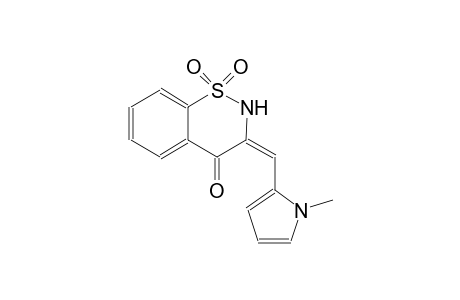 4H-1,2-benzothiazin-4-one, 2,3-dihydro-3-[(1-methyl-1H-pyrrol-2-yl)methylene]-, 1,1-dioxide, (3E)-