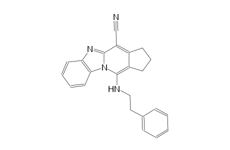 11-[(2-phenylethyl)amino]-2,3-dihydro-1H-cyclopenta[4,5]pyrido[1,2-a]benzimidazole-4-carbonitrile