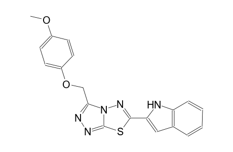 1H-indole, 2-[3-[(4-methoxyphenoxy)methyl][1,2,4]triazolo[3,4-b][1,3,4]thiadiazol-6-yl]-