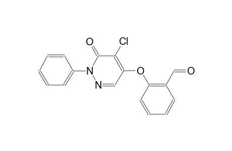 2-[(5-chloro-6-oxo-1-phenyl-1,6-dihydro-4-pyridazinyl)oxy]benzaldehyde