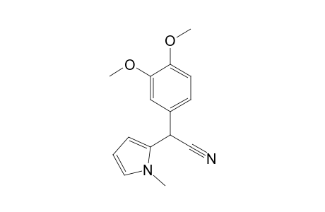 2-(3',4'-Dimethoxyphenyl)-2-(N'-methylpyrrol-2"-yl)-acetonitrile