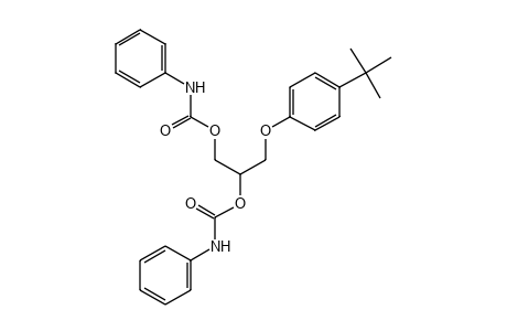3-(p-tert-BUTYLPHENOXY)-1,2-PROPANEDIOL, DICARBANILATE
